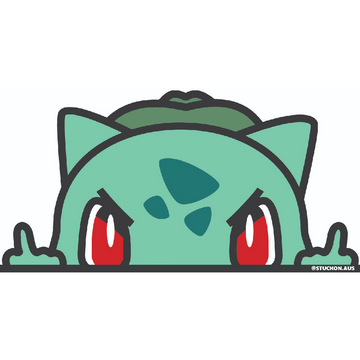 Green Starter - Peeker Decal (Rude)