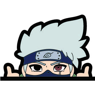 Ninja Teacher Peeker  - Peeker Decal