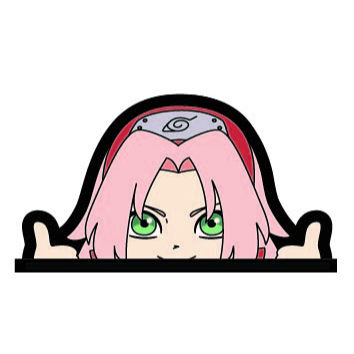 Pink Ninja - Peeker Decal